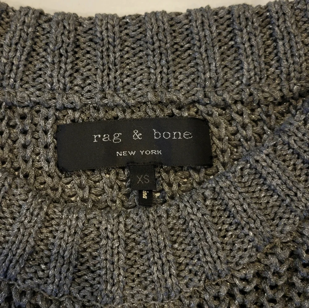 Rag & Bone Gray Metallic Sweater - Picture 6 of 12